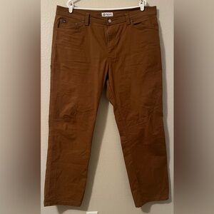 FLYLOW Brown Straight-Leg Pants